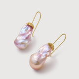 Rosé Drift Pink Baroque Pearl Earrings