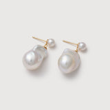 One & Only Drops Baroque Pearl Drop Earrings