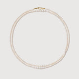 Moontrail Long Baby Pearl Necklace