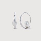 Aria Freshwater Pearl Hoop Earrings