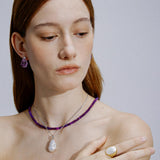 Lumina Mother of Pearl Statement Ring- White