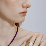 Lumina Mother of Pearl Statement Ring- White