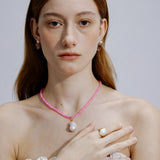 Lumina Mother of Pearl Statement Ring- White