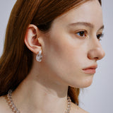 Moonlit Crystal Pearl Necklace
