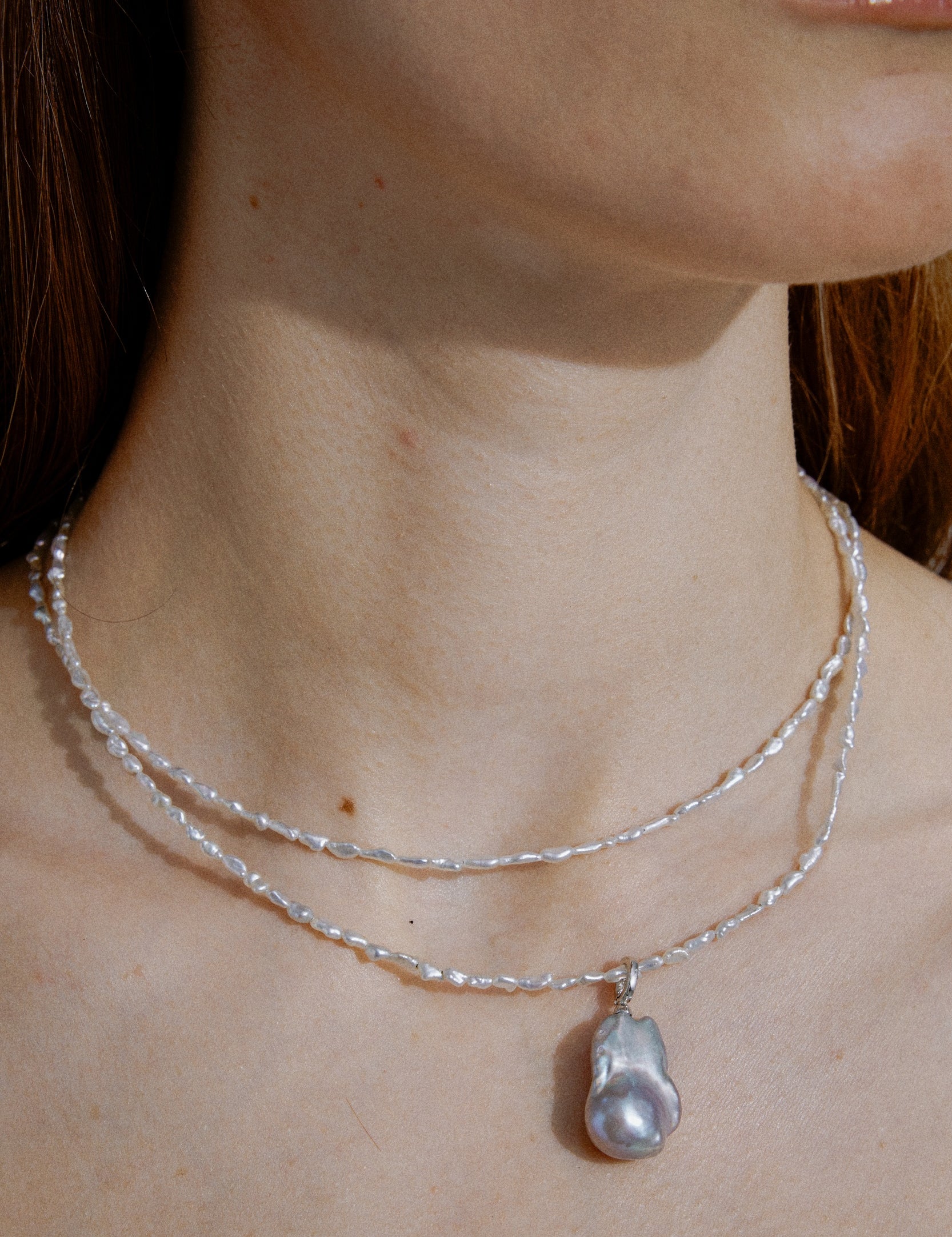 One of One | Baroque Pearl Pendant Charm