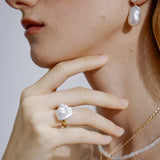 One & Only Drops Baroque Pearl Drop Earrings