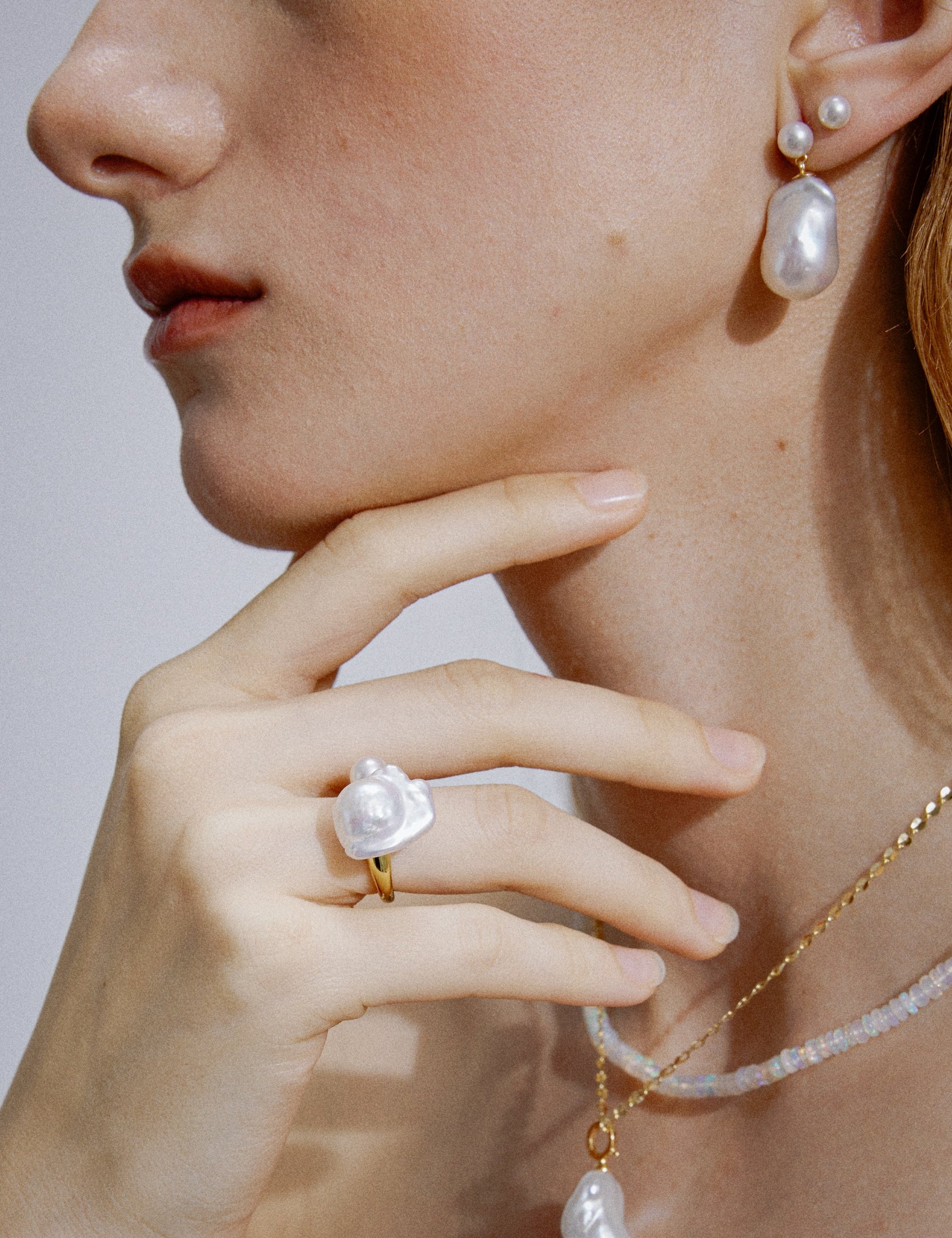 One & Only Drops Baroque Pearl Drop Earrings