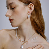 One & Only  Baroque Pearl Open Ring