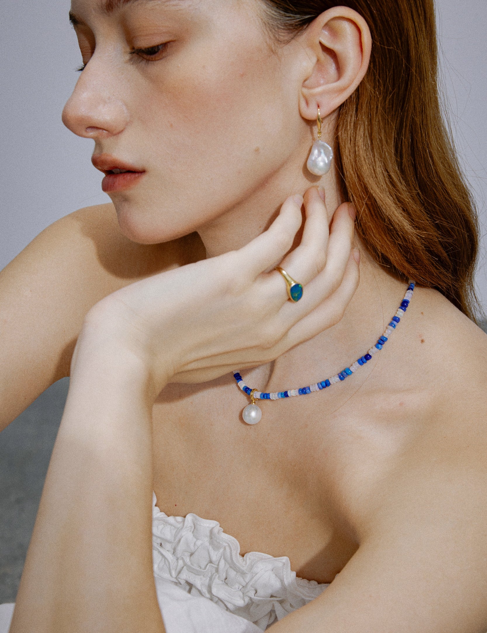 Undone | Baroque Pearl Hook Earrings