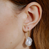 Undone | Baroque Pearl Hook Earrings