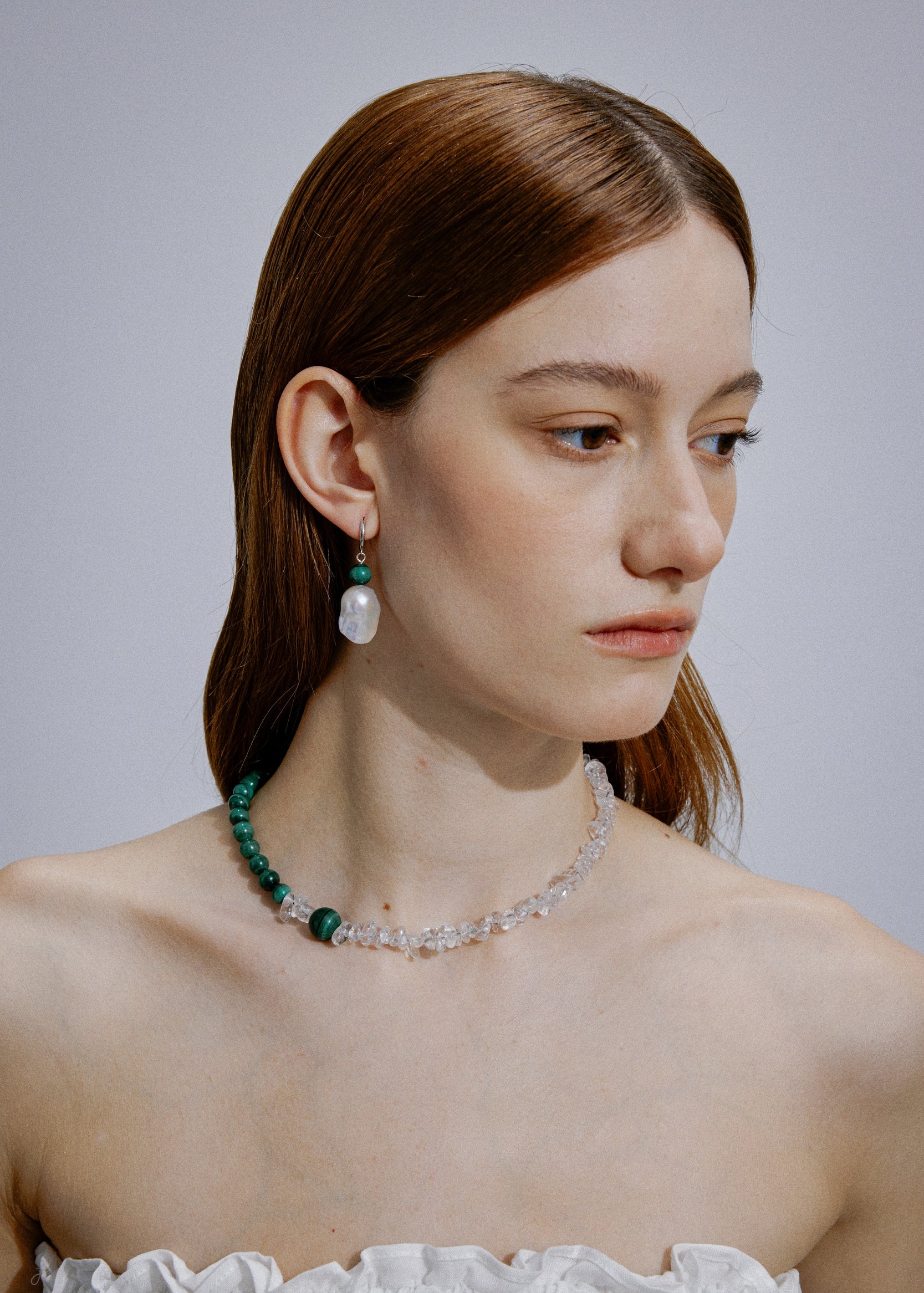 Verde Crystal Malachite Necklace
