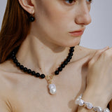 Rosé Reverie Pink Baroque Pearl Bracelet