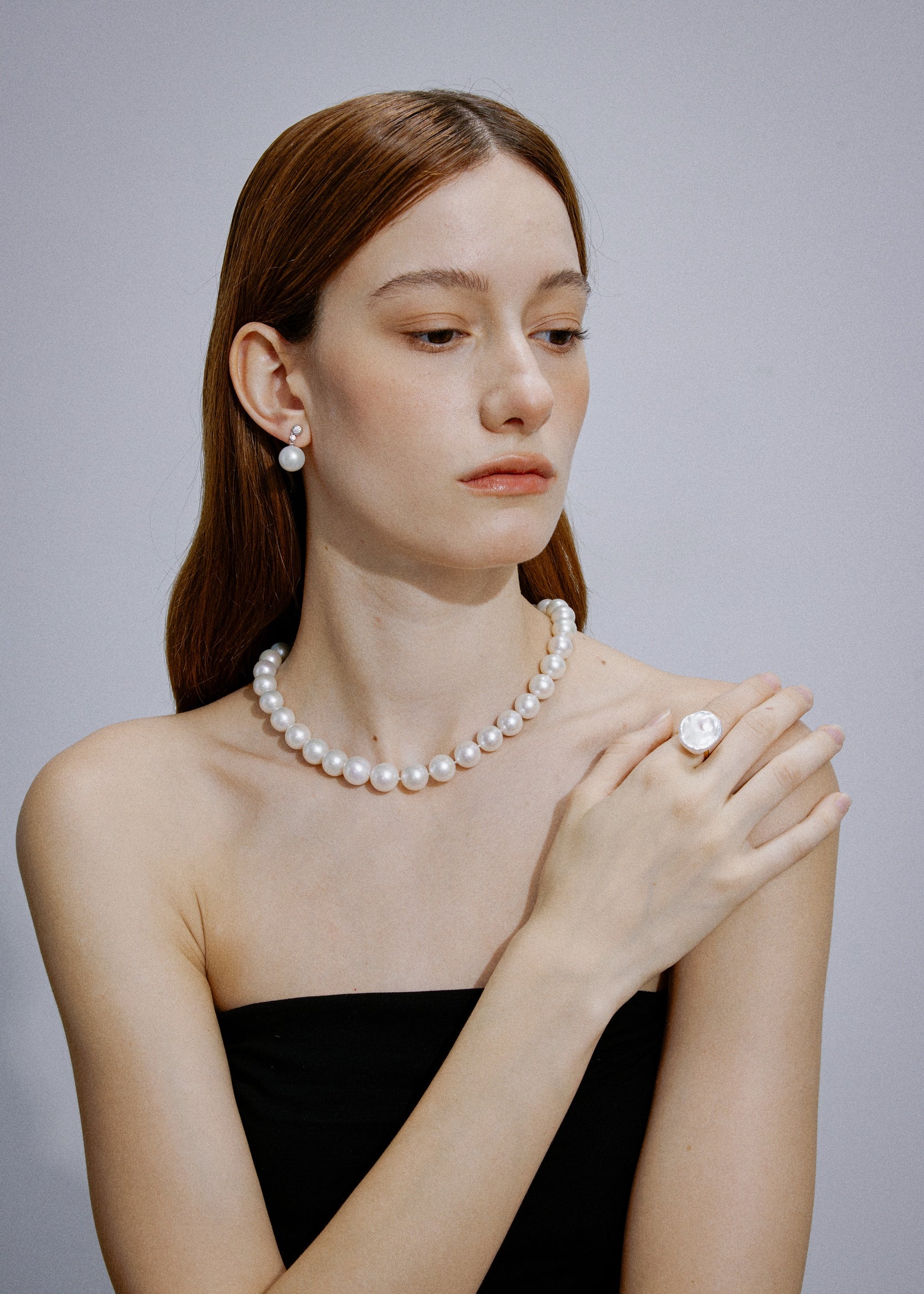 Moonmark Baroque Pearl Statement Ring