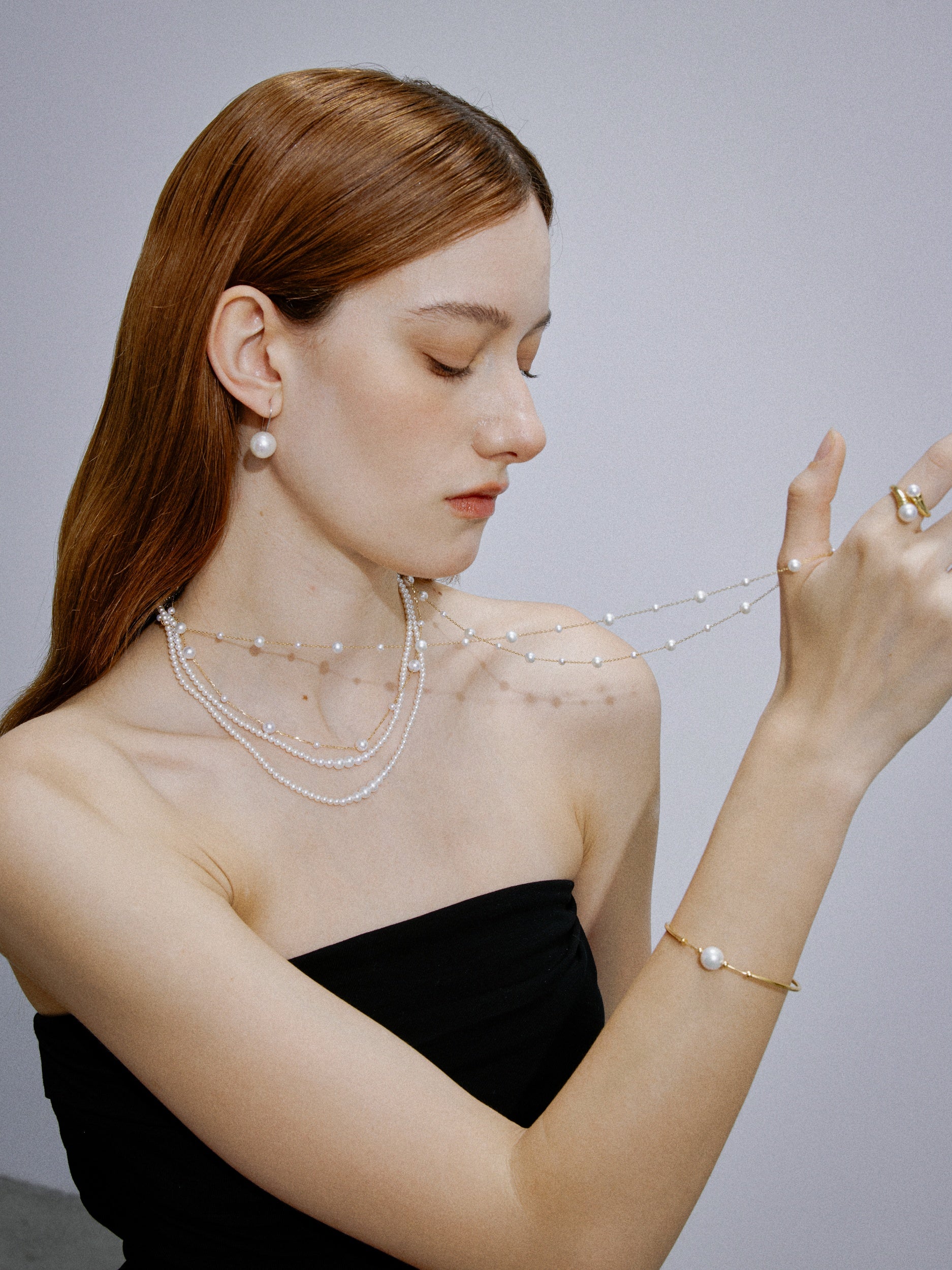 Aurora Pure | Edison Pearl Hook Earrings
