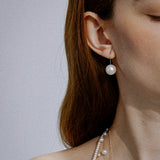 Aurora Pure | Edison Pearl Hook Earrings