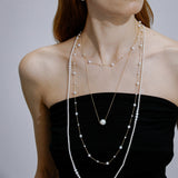 Seraphina Pearl Station Necklace