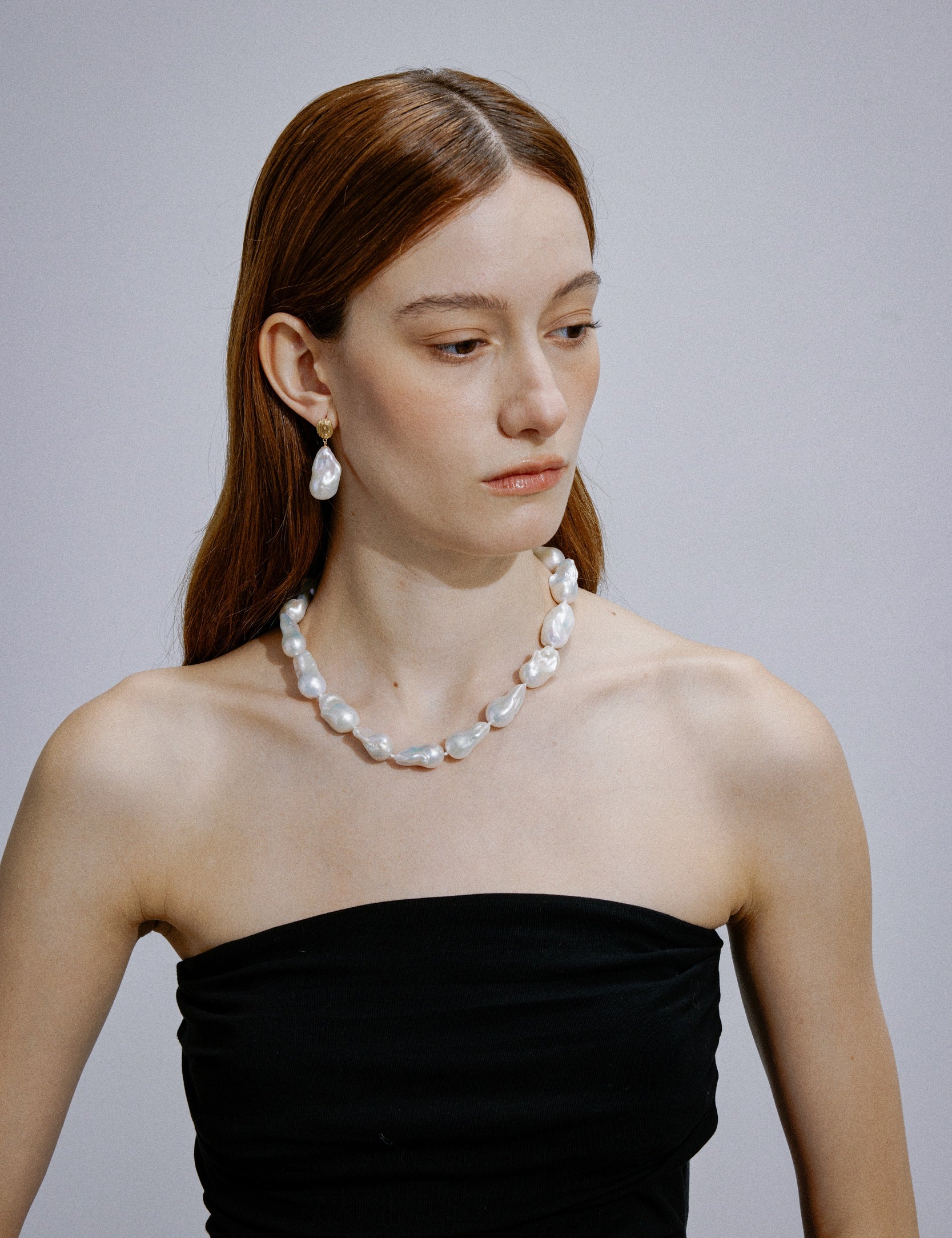 Wild Grace Baroque Pearl Necklace