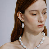 Wild Grace Drops Baroque Pearl Drop Earrings