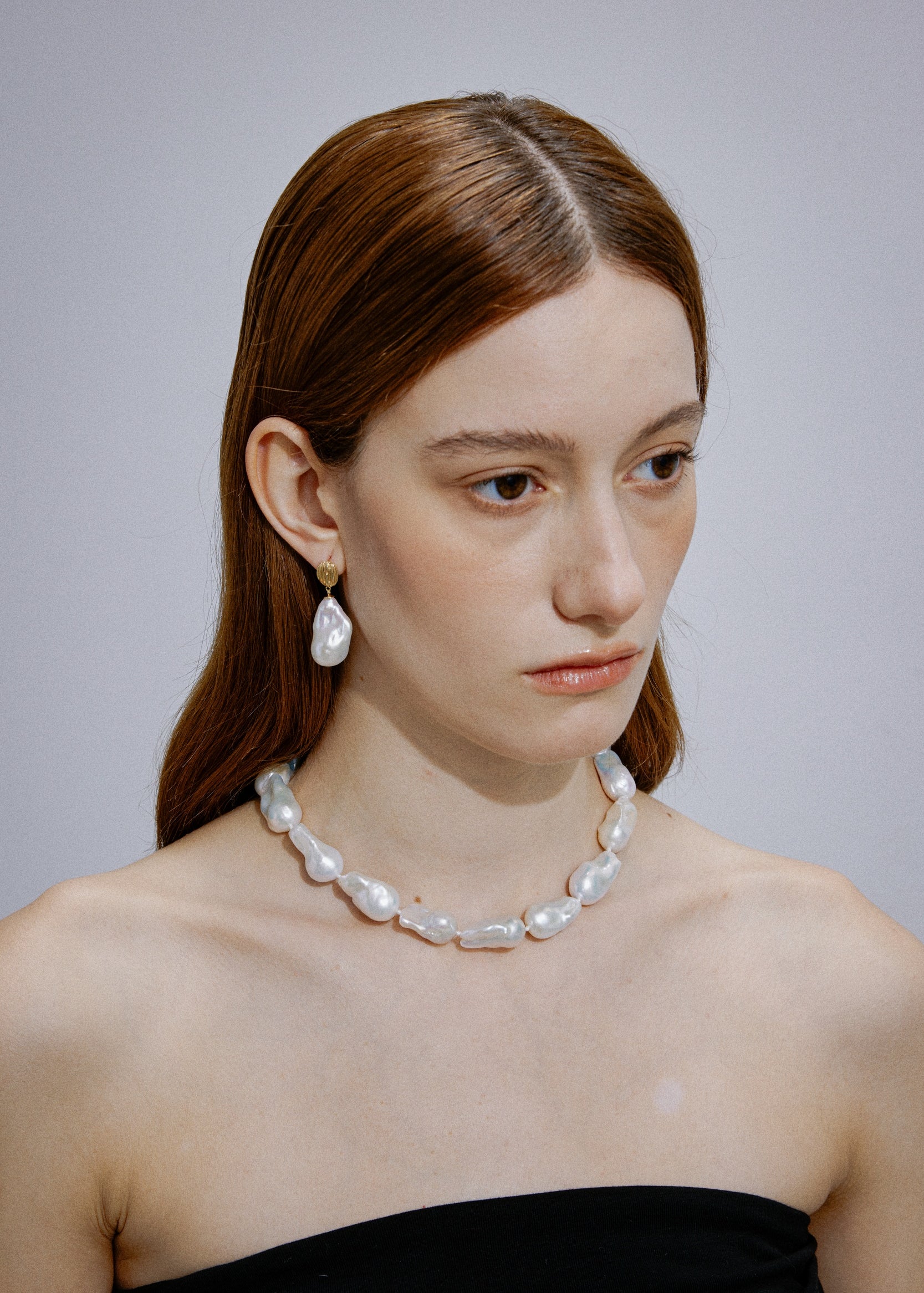 Wild Grace Baroque Pearl Necklace