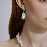Wild Grace Drops Baroque Pearl Drop Earrings