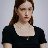 Aurora Classic | Edison Pearl Leverback Earrings