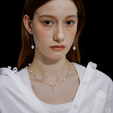 Mira Baroque Pearl Drop Earrings