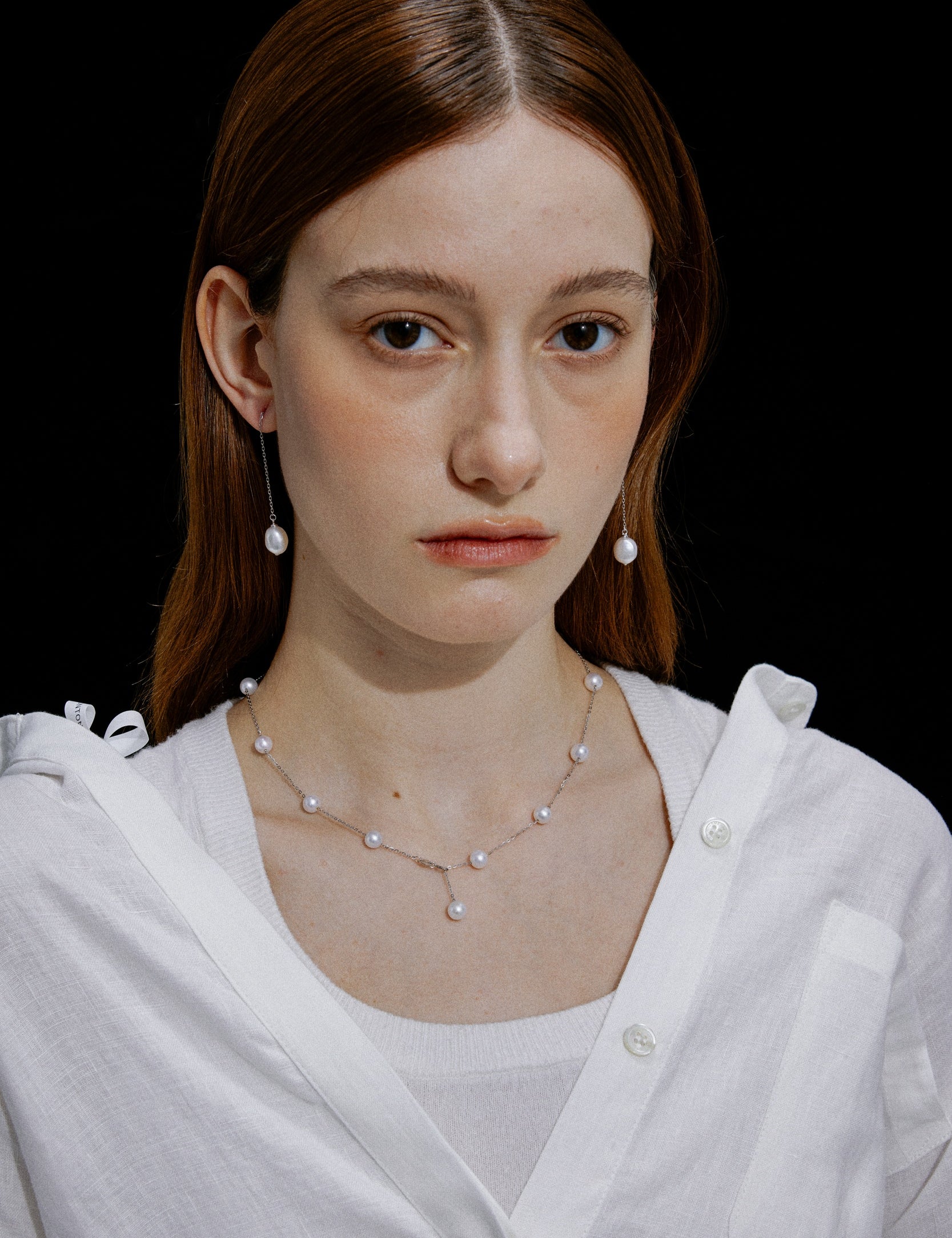 Mira Baroque Pearl Drop Earrings