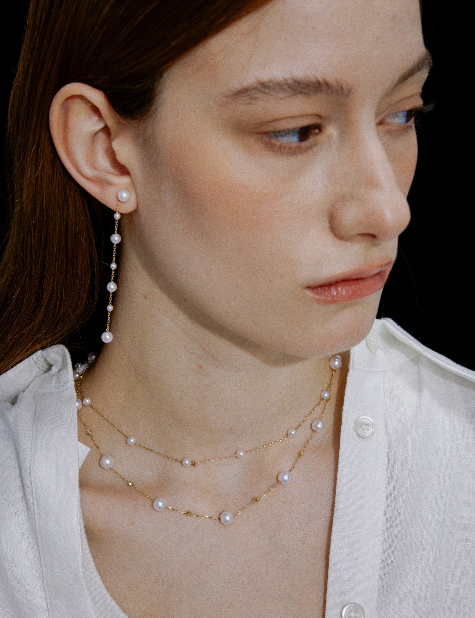 Sabrina Pearl Drop Earrings