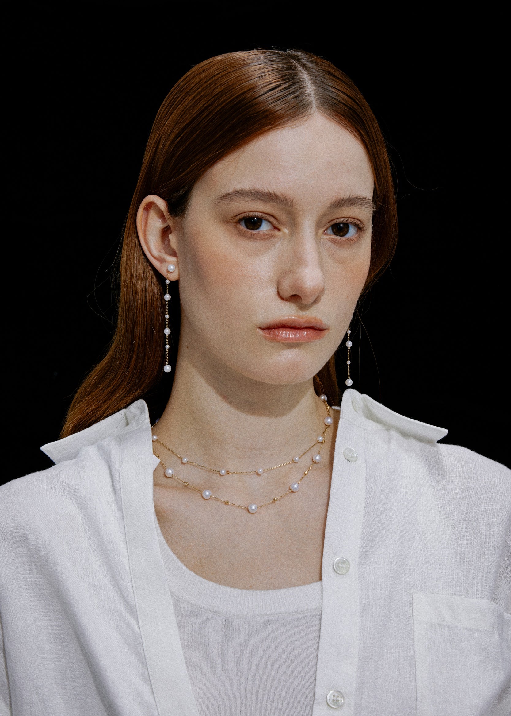 Sabrina Pearl Drop Earrings