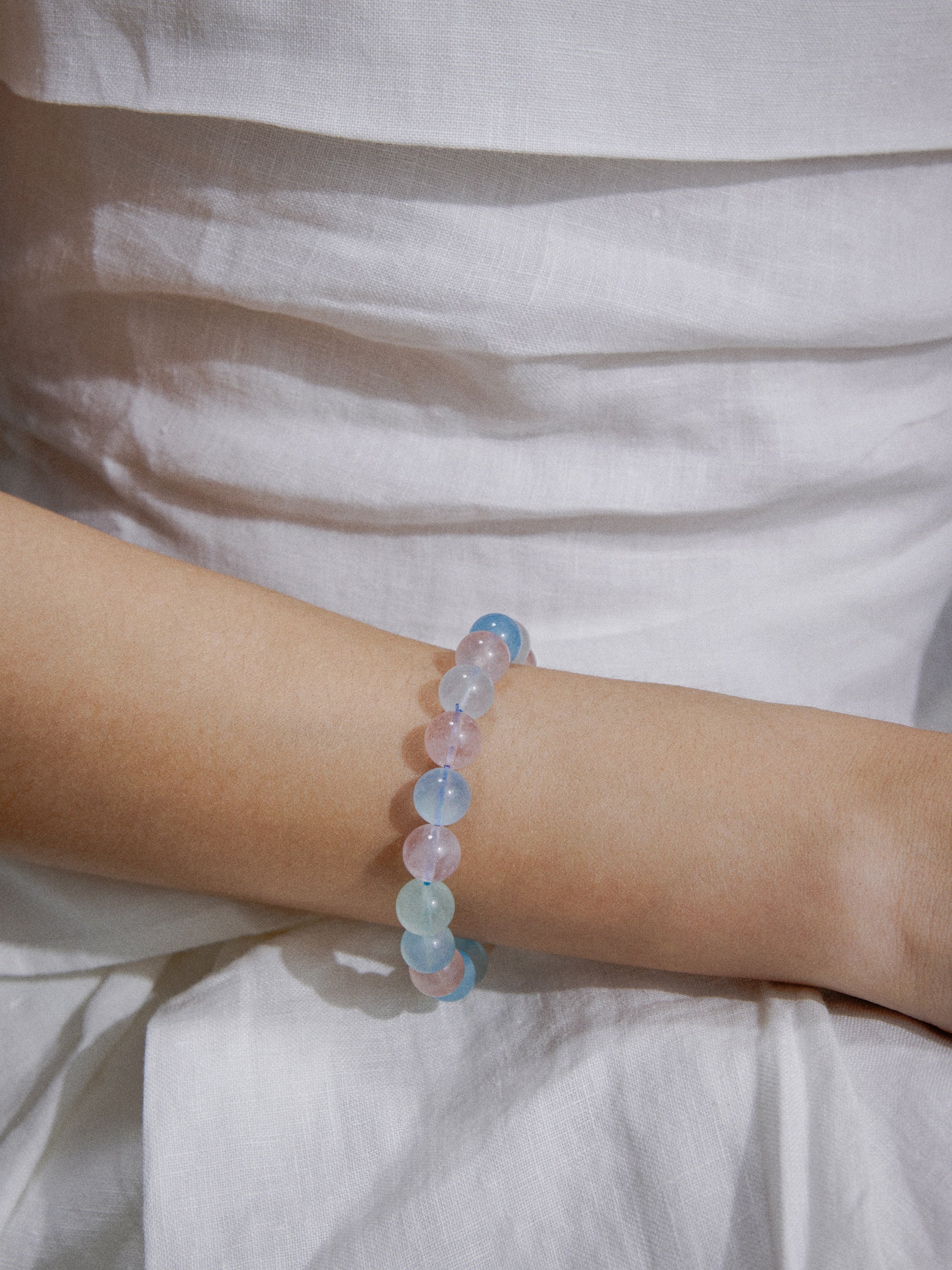 First Light | Aquamarine, Morganite & Beryl Bracelet