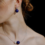 Aster Lapis Pearl Choker