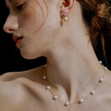 Selena South Sea Golden Pearl Pendant Necklace -AAAAA Quality