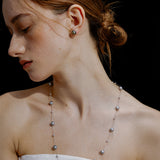 Astra Hanadama Akoya Pearl Station Necklace