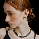 Prism 8-10mm Tahitian South Sea Multicolor Pearl Necklace