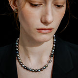 Prism 8-10mm Tahitian South Sea Multicolor Pearl Necklace