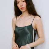 Ribbon Pearl Necklace