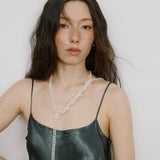 Ribbon Pearl Necklace