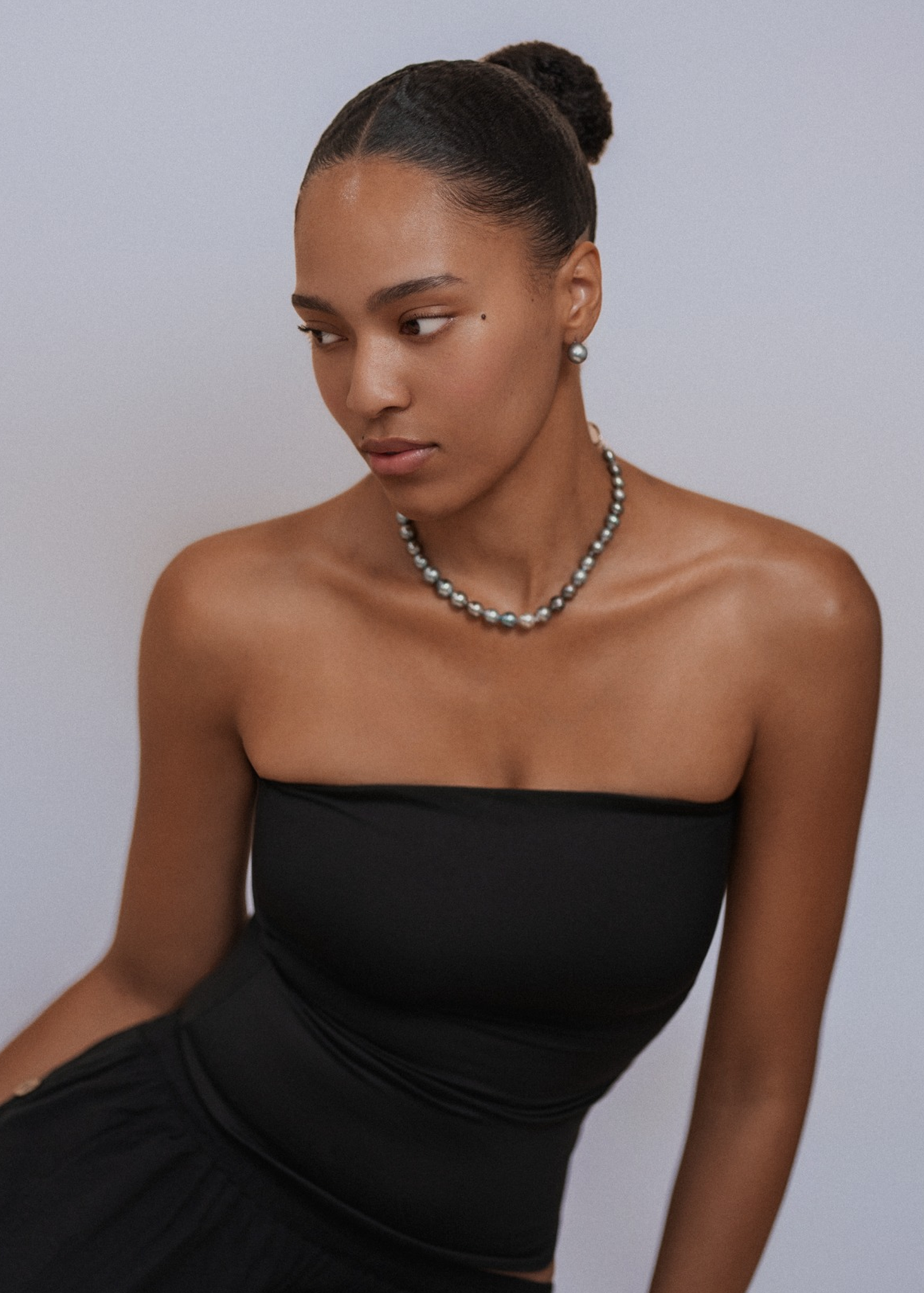 Maré Multicolor Tahitian Pearl Necklace