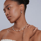 Aria Freshwater Pearl Hoop Earrings