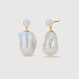 One & Only Drops Baroque Pearl Drop Earrings